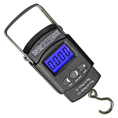 2 Pcs Portable Fish Scale Handheld Electronic Digital Hanging Weight